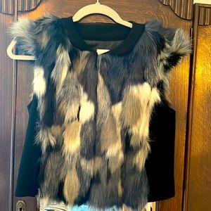 CAbi Frosty faux fur vest